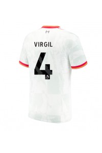 Liverpool Virgil van Dijk #4 Voetbaltruitje 3e tenue 2024-25 Korte Mouw